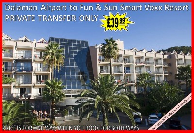Dalaman Airport to Fun & Sun Smart Voxx Resort